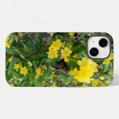 Schmetterling & Gelbe Blumen Handy Case (Rückseite (Horizontal))