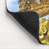 Schmetterling gemalte Dame Mousepad (Ecke)