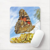 Schmetterling gemalte Dame Mousepad (Mit Mouse)