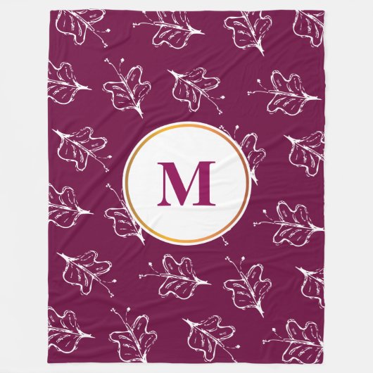 Schmetterling gemustert fleecedecke (Vorderseite)