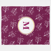 Schmetterling gemustert fleecedecke (Vorderseite (Horizontal))