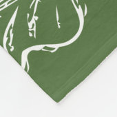 Schmetterling gemustert fleecedecke (Ecke)