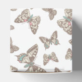 Schmetterling-gemusterte Gastgeschenk Hochzeit Geschenkschachtel (Oben)
