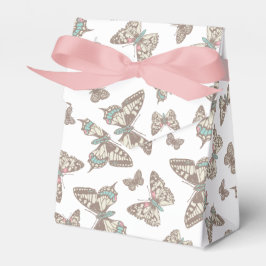 Schmetterling-gemusterte Gastgeschenk Hochzeit Geschenkschachtel