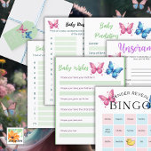 Schmetterling Gender Reveal Party Baby Names