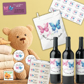 Schmetterling Gender Reveal Party Einladung