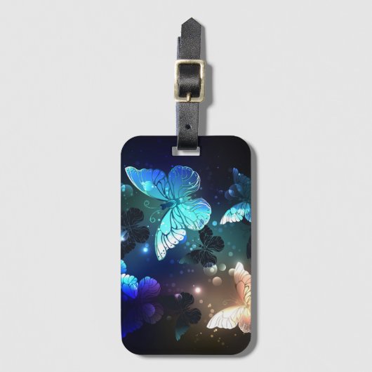 Schmetterling Gepäckanhänger (Vorderseite Vertikal)