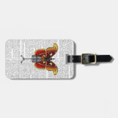 Schmetterling Gepäckanhänger (Vorderseite horizontal)