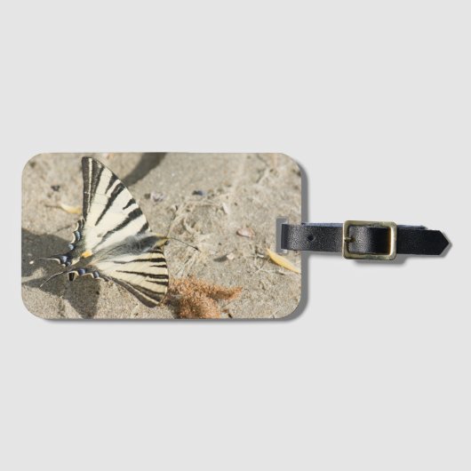 Schmetterling Gepäckanhänger (Vorderseite (Horizontal))