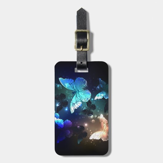 Schmetterling Gepäckanhänger (Vorderseite vertikal)