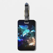 Schmetterling Gepäckanhänger (Rückseite vertikal)