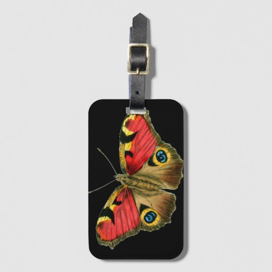 Schmetterling Gepäckanhänger (Vorderseite Vertikal)