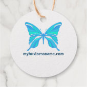 Schmetterling Geschenkanhänger (Rückseite)