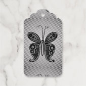 Schmetterling Geschenkanhänger (Rückseite)