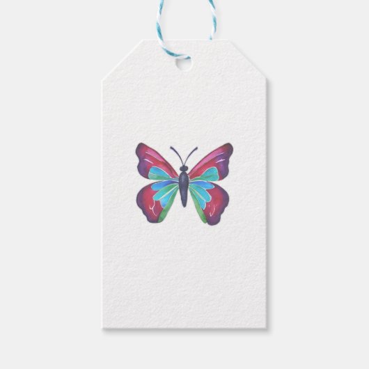 Schmetterling Geschenkanhänger (Vorderseite)