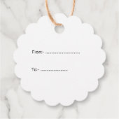 Schmetterling Geschenkanhänger (Rückseite)