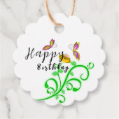 Schmetterling Geschenkanhänger (Vorderseite)