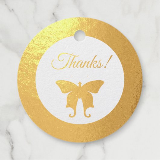 Schmetterling Geschenkanhänger (Vorderseite)