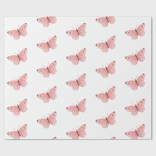 Schmetterling Geschenkpapier (Flach)