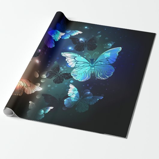 Schmetterling Geschenkpapier (Ungerollt)