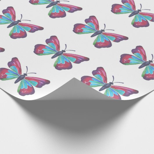 Schmetterling Geschenkpapier (Ecke)