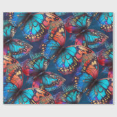 Schmetterling Geschenkpapier (Flach)