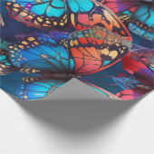 Schmetterling Geschenkpapier (Ecke)