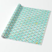 Schmetterling Geschenkpapier (Ungerollt)