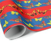 Schmetterling Geschenkpapier (Rolleneckpunkt)