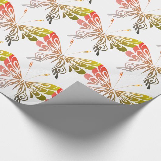 Schmetterling Geschenkpapier (Ecke)