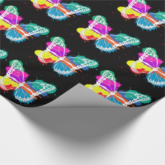 Schmetterling Geschenkpapier (Ecke)