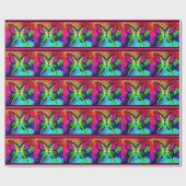 Schmetterling Geschenkpapier (Flach)