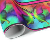 Schmetterling Geschenkpapier (Rolleneckpunkt)