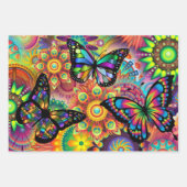 Schmetterling Geschenkpapier Set (Vorderseite 2)