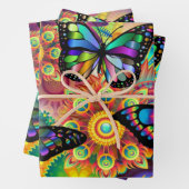 Schmetterling Geschenkpapier Set (Beispiel)