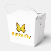 Schmetterling Geschenkschachtel (Rückseite)
