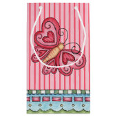 Schmetterling - Geschenktasche Kleine Geschenktüte (Rückseite)