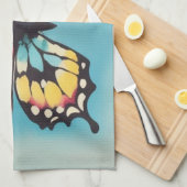 Schmetterling Geschirrtuch (Viertel Falte)