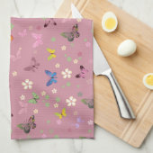 Schmetterling Geschirrtuch (Viertel Falte)