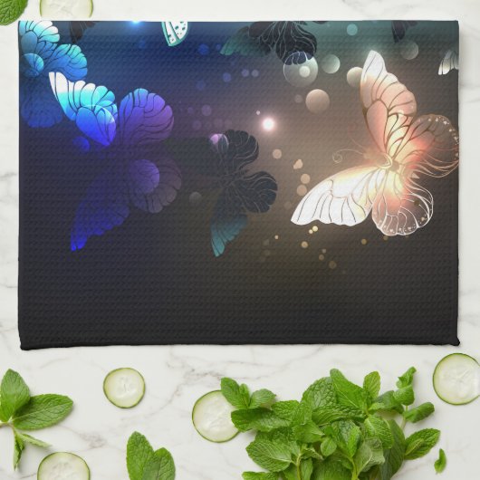 Schmetterling Geschirrtuch (Gefaltet)