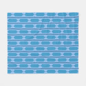 Schmetterling gestreift fleecedecke (Vorderseite (Horizontal))