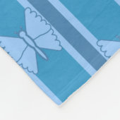 Schmetterling gestreift fleecedecke (Ecke)