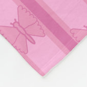 Schmetterling gestreift fleecedecke (Ecke)