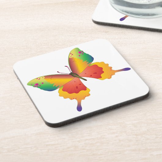 Schmetterling Getränkeuntersetzer (Linke Seite)