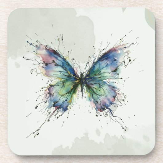 Schmetterling Getränkeuntersetzer (Vorderseite)
