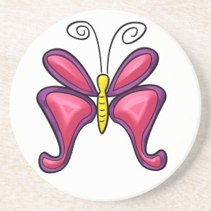 Schmetterling Getränkeuntersetzer