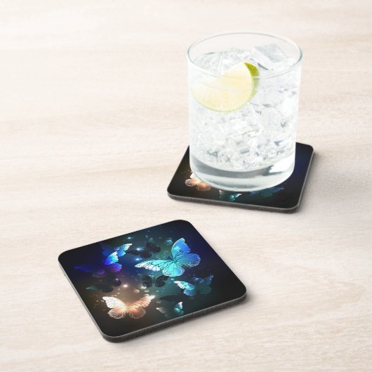 Schmetterling Getränkeuntersetzer (Rechte Seite)