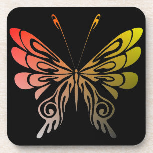 Schmetterling Getränkeuntersetzer