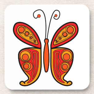 Schmetterling Getränkeuntersetzer