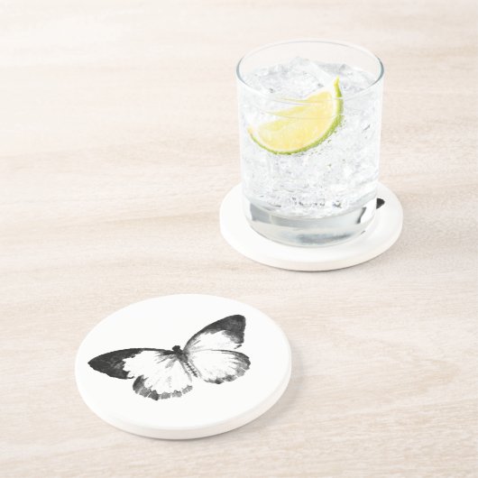 Schmetterling Getränkeuntersetzer (Seite)
